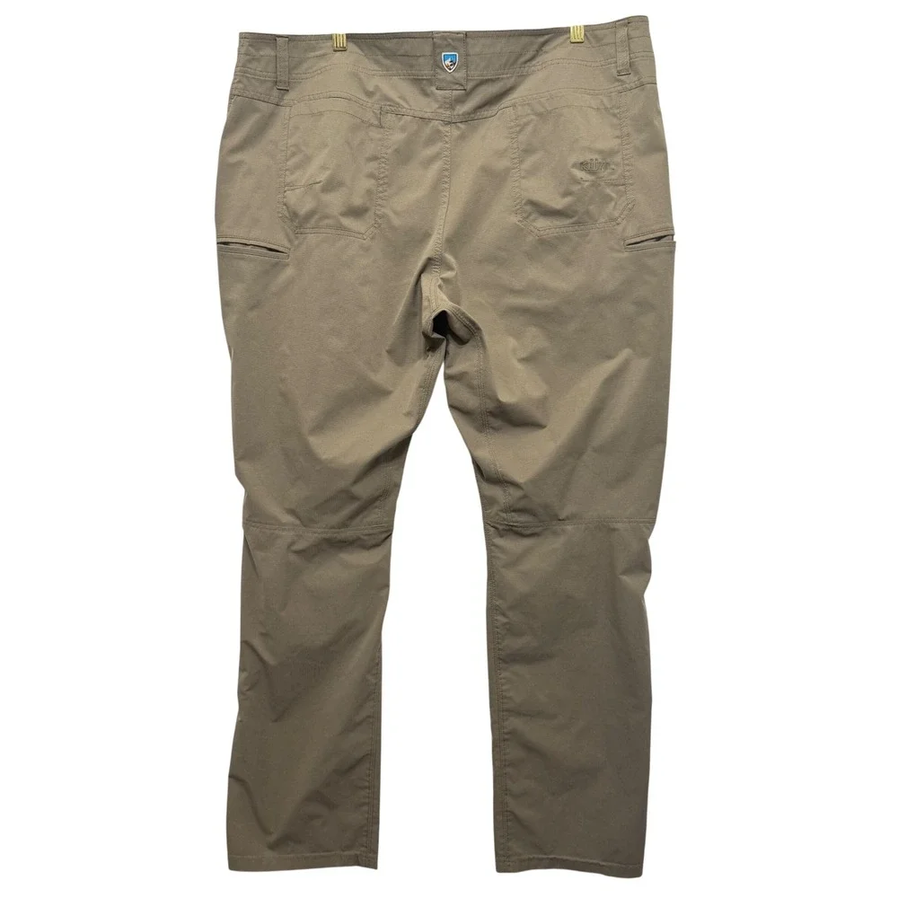 KUHL‎ Silencr Pants Storm Khaki Stretch Trail Pants Mens 42x32